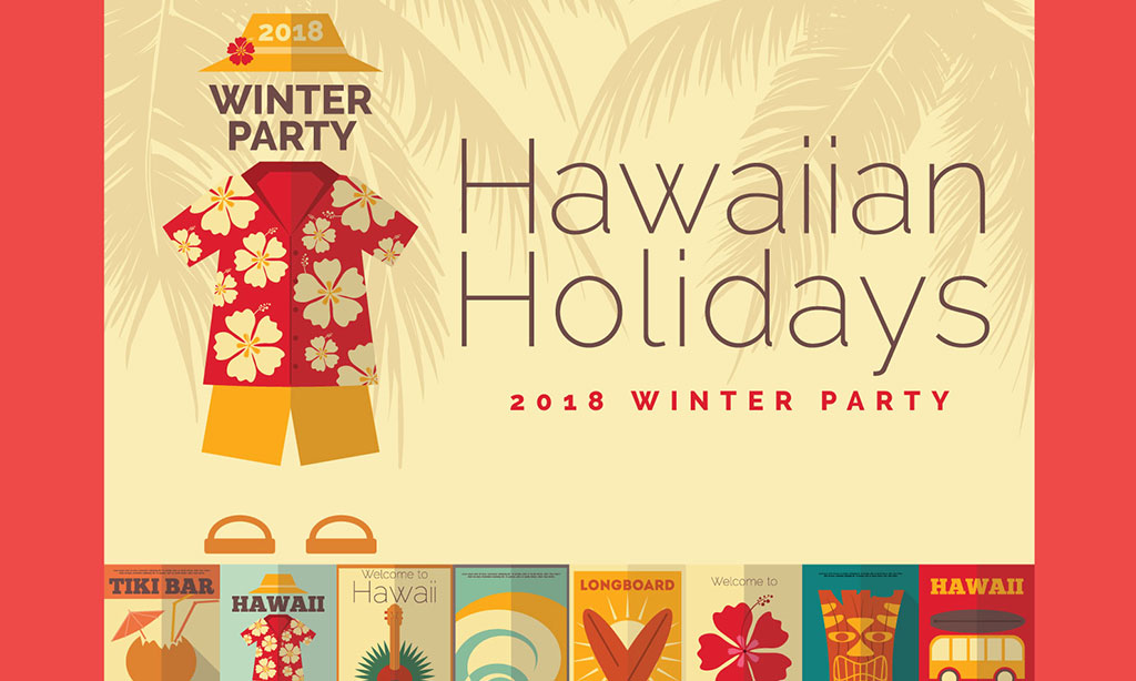 Hawaiian Holidays Winter Party